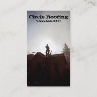 Visitenkarte für Roofer/Bau