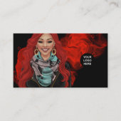 Visitenkarte für Rote Haare (Vorderseite)