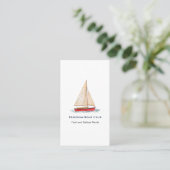 Visitenkarte für Sailboat (Stehend Vorderseite)