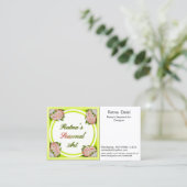 Visitenkarte für: Saisonale Kunst (Stehend Vorderseite)