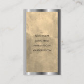 Visitenkarte für Schere Wasserfarben (Rückseite)