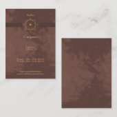 Visitenkarte für Schiffe auf Rädern (Vorne/Hinten)