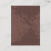 Visitenkarte für Schiffe auf Rädern (Rückseite)