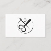 Visitenkarte für Schneider- und Seemannskarten (Rückseite)