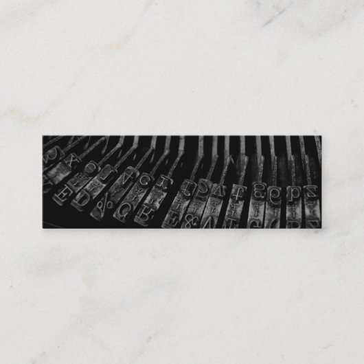 Visitenkarte für Schriftsteller (Vorderseite)