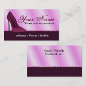 Visitenkarte für Schuhspeicher (Vorne/Hinten)