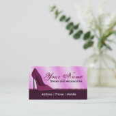 Visitenkarte für Schuhspeicher (Stehend Vorderseite)