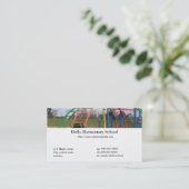 Visitenkarte für Schullehrer (Stehend Vorderseite)