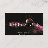 Visitenkarte für Schwarz-Weiß-Haare