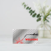 Visitenkarte für Schweißarbeiten (Stehend Vorderseite)