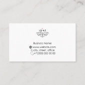 Visitenkarte für Schweißarbeiten (Rückseite)