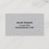 Visitenkarte für Sheetrock & Drywall (Rückseite)