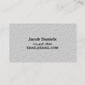 Visitenkarte für Sheetrock & Drywall (Rückseite)