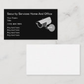 Visitenkarte für Sicherheitsdienste mit Videokamer (Vorne/Hinten)