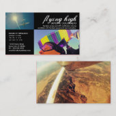 Visitenkarte für Skydiving (Vorne/Hinten)