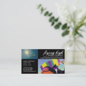 Visitenkarte für Skydiving (Stehend Vorderseite)