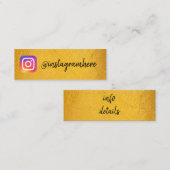 Visitenkarte für soziale Medien (Vorne/Hinten)