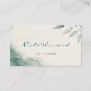Visitenkarte für Spa-Therapeuten