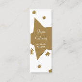 Visitenkarte für Sterne und Sterne (Vorderseite)