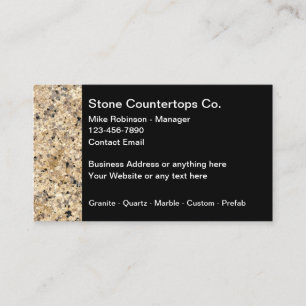 Visitenkarte für Stone Countertops