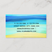 Visitenkarte für Strand und Gefühle (Rückseite)