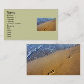 Visitenkarte für Strandspaziergänge (Vorne/Hinten)