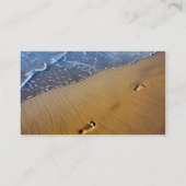 Visitenkarte für Strandspaziergänge (Rückseite)