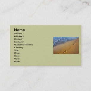 Visitenkarte für Strandspaziergänge