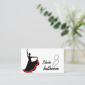 Visitenkarte für Tanzstunden (Stehend Vorderseite)