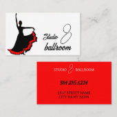 Visitenkarte für Tanzstunden (Vorne/Hinten)