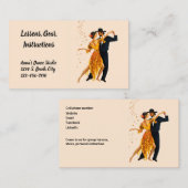 Visitenkarte für Tanzstunden (Vorne/Hinten)