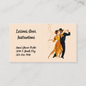 Visitenkarte für Tanzstunden (Vorderseite)