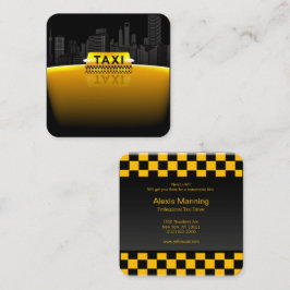Visitenkarte für Taxifahrer