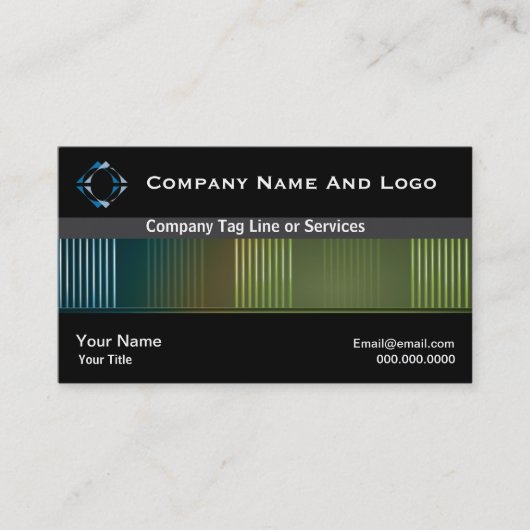 Visitenkarte für Technologiedienstleistungen (Vorderseite)