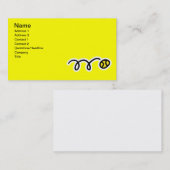 Visitenkarte für Tennisspieler (Vorne/Hinten)