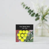 Visitenkarte für Tennistrainer (Stehend Vorderseite)