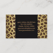 Visitenkarte für Tierdrucksachen (Rückseite)