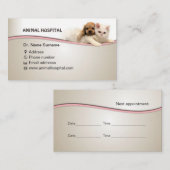 Visitenkarte für Tierklinikdoktor Terminkarte (Vorne/Hinten)