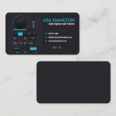 Visitenkarte für Tontechniker (Vorne/Hinten)