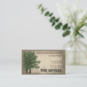 Visitenkarte für Treppenpflege-Dienstleistungen (Stehend Vorderseite)