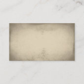 Visitenkarte für Treppenpflege-Dienstleistungen (Rückseite)