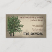 Visitenkarte für Treppenpflege-Dienstleistungen (Vorderseite)