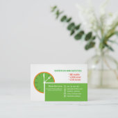 Visitenkarte für übenden Diätetiker Terminkarte (Stehend Vorderseite)