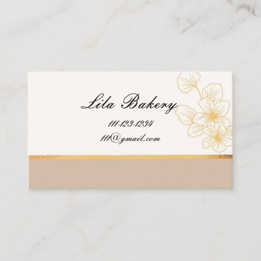 Visitenkarte für Unternehmen (Vorderseite)