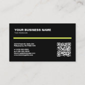 Visitenkarte für Unternehmer (Rückseite)