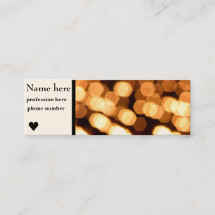 Visitenkarte für verblichene Lichter