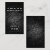 Visitenkarte für vertikale Ledereffekte (Vorne/Hinten)