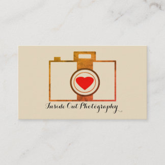 Visitenkarte für Vintage-Fotografen