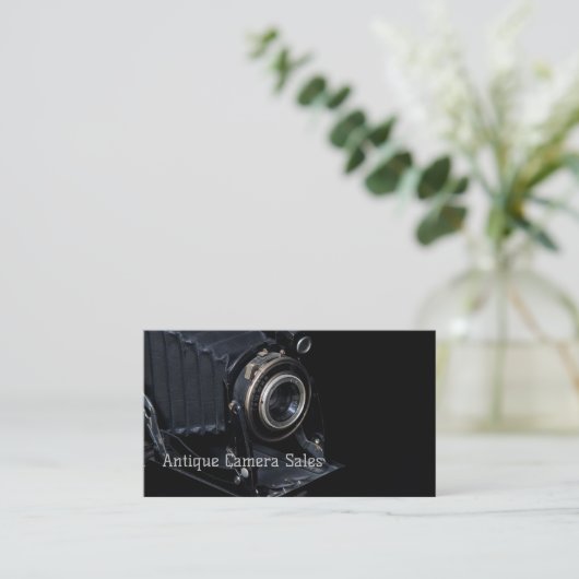 Visitenkarte für Vintage Fotografie (Stehend Vorderseite)