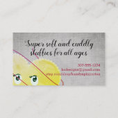 Visitenkarte für Vintage Strickfaser (Rückseite)